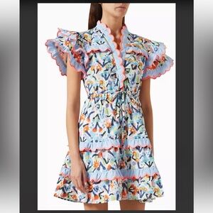 Celia B printed mini-length dress, size xs